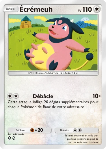 Carte Pokémon Écrémeuh de l'extension Méga-Rayonnement