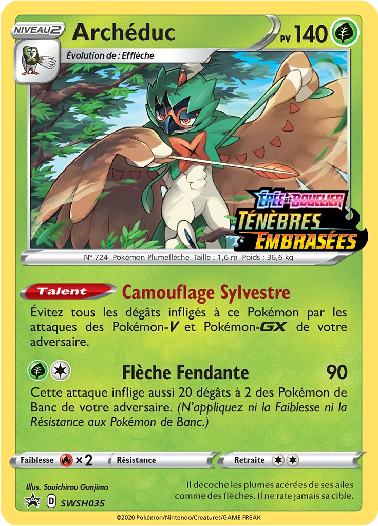 Carte Pokémon Archéduc de l'extension Promo SWSH