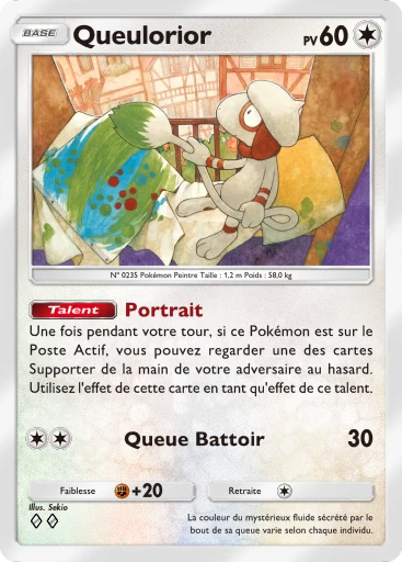 Carte Pokémon Queulorior de l'extension Parade Onirique