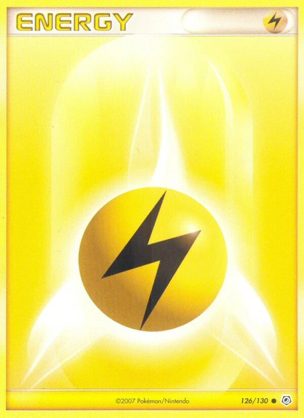 Carte Pokémon Énergie Électrique de l'extension Diamant & Perle