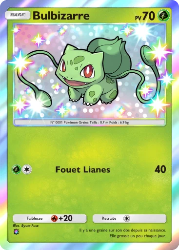 Carte Pokémon Bulbizarre de l'extension Gardiens Astraux
