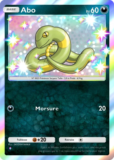 Carte Pokémon Abo de l'extension La Clairière d'Évoli