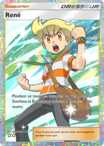 Carte Pokémon René de l'extension Lumière Triomphale