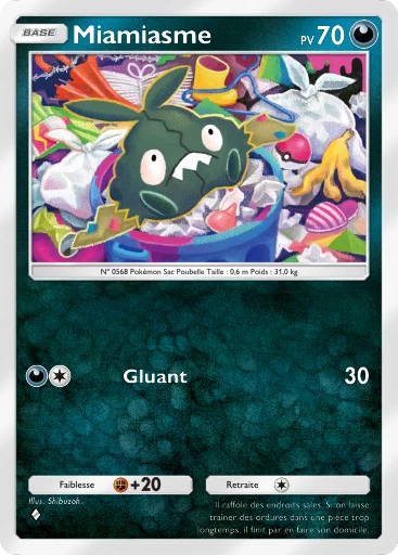 Carte Pokémon Miamiasme de l'extension Embrasement Écarlate