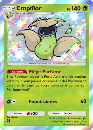 Carte Pokémon Empiflor de l'extension Méga-Ascension
