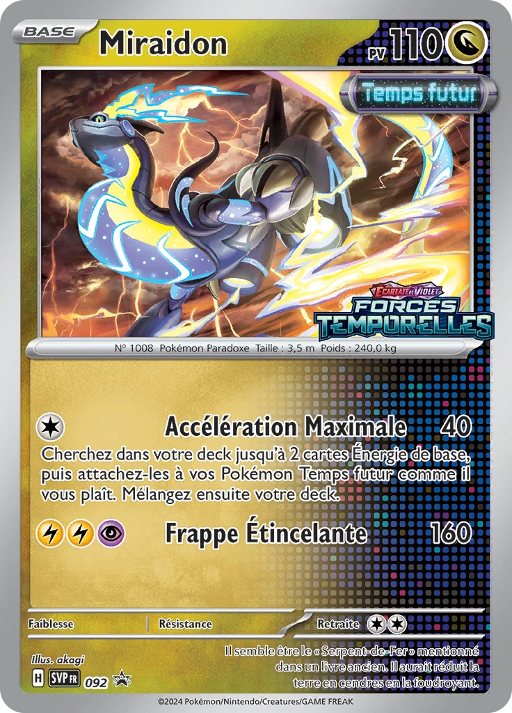 Carte Pokémon Miraidon de l'extension SVP Black Star Promos