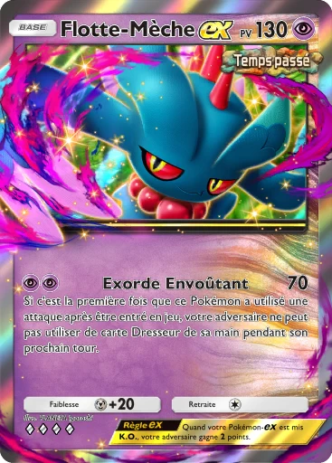 Carte Pokémon Flotte-Mèche-ex de l'extension Propulsion Paradoxe