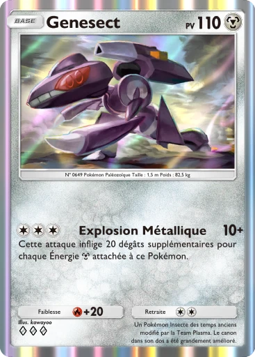 Carte Pokémon Genesect de l'extension Embrasement Écarlate