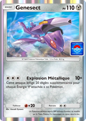 Carte Pokémon Genesect de l'extension Promo-B