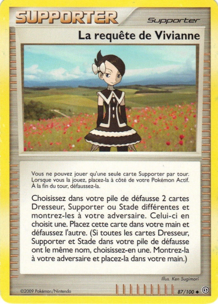 Carte Pokémon La requête de Vivianne de l'extension Tempête