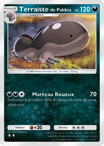Carte Pokémon Terraiste de Paldea de l'extension Merveilles de Paldea