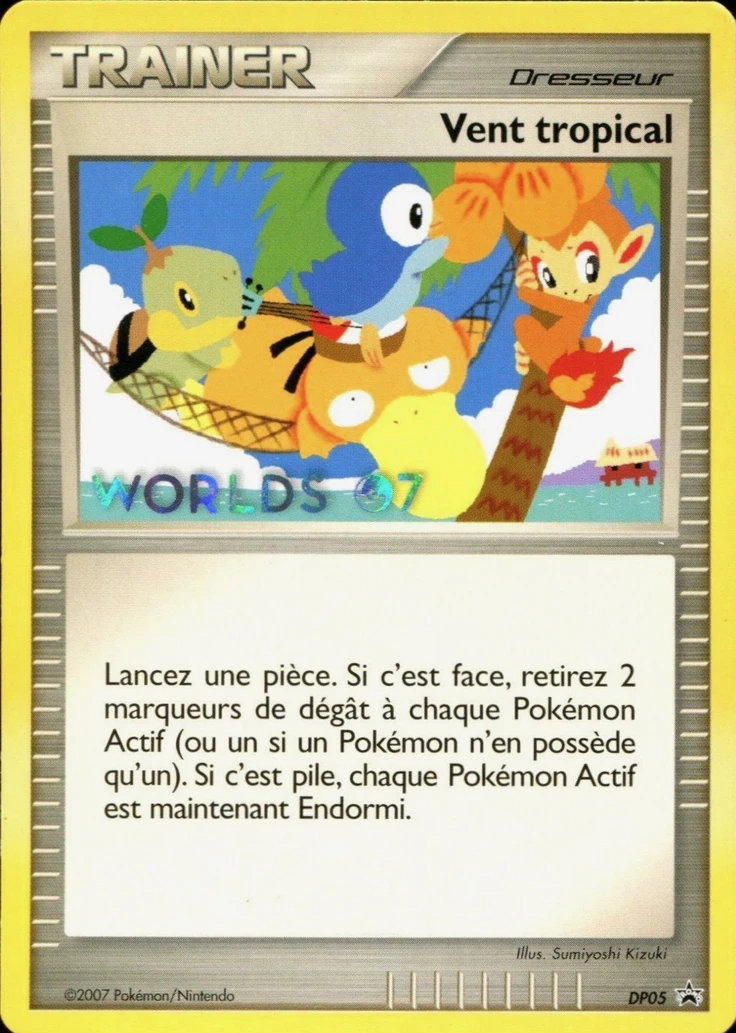 Carte Pokémon Vent tropical de l'extension Promo DP