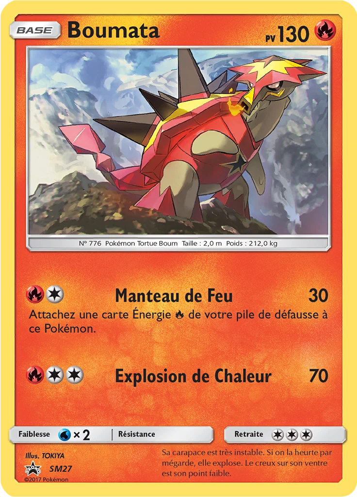 Carte Pokémon Boumata de l'extension Promo SM