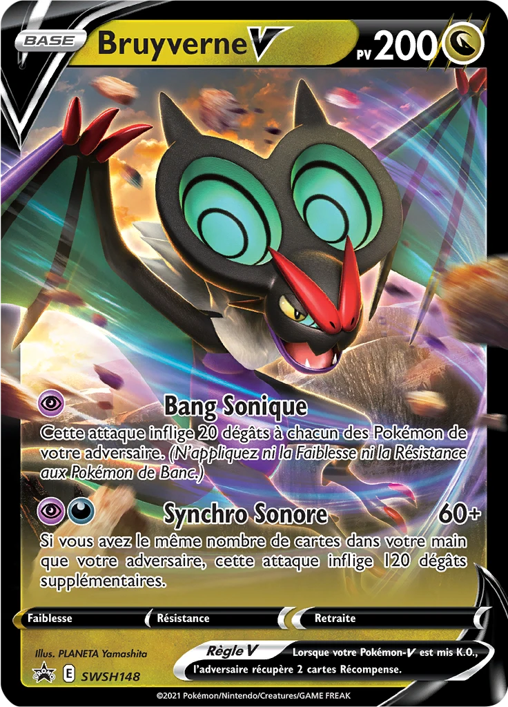 Carte Pokémon Bruyverne V de l'extension Promo SWSH