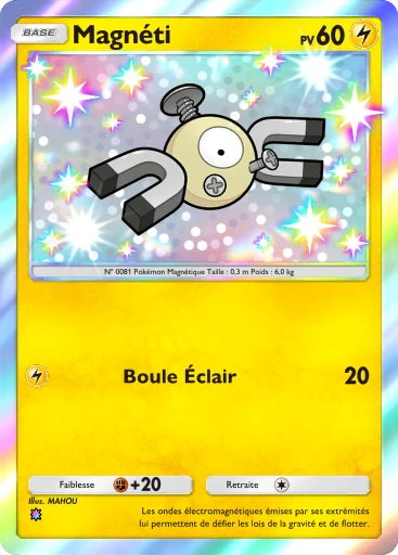 Carte Pokémon Magnéti de l'extension Sagesse entre Ciel et Mer