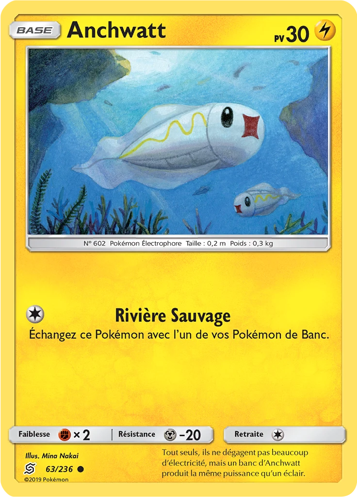 Carte Pokémon Anchwatt de l'extension Harmonie des Esprits