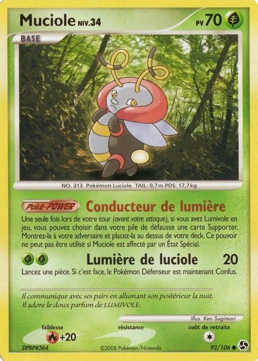 Carte Pokémon Muciole de l'extension Duels au Sommets