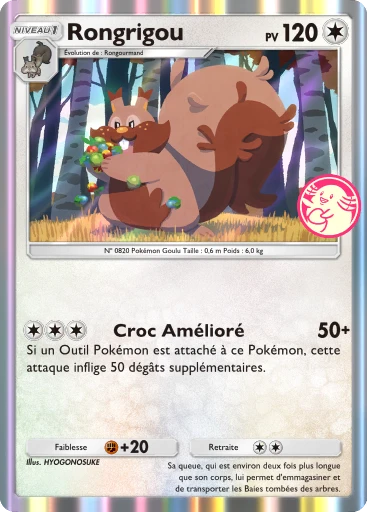 Carte Pokémon Rongrigou de l'extension Promo-A