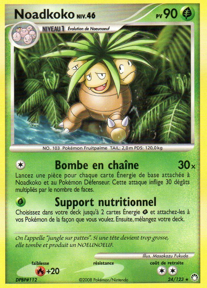 Carte Pokémon Noadkoko de l'extension Trésors Mystérieux
