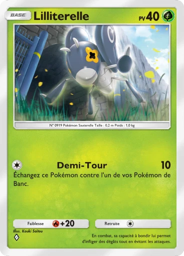 Carte Pokémon Lilliterelle de l'extension Merveilles de Paldea