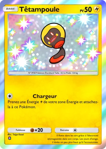 Carte Pokémon Têtampoule de l'extension Propulsion Paradoxe