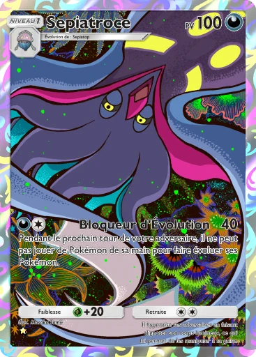 Carte Pokémon Sepiatroce de l'extension Aura Palpitante