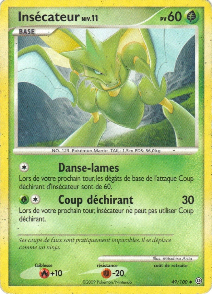 Carte Pokémon Insécateur de l'extension Tempête