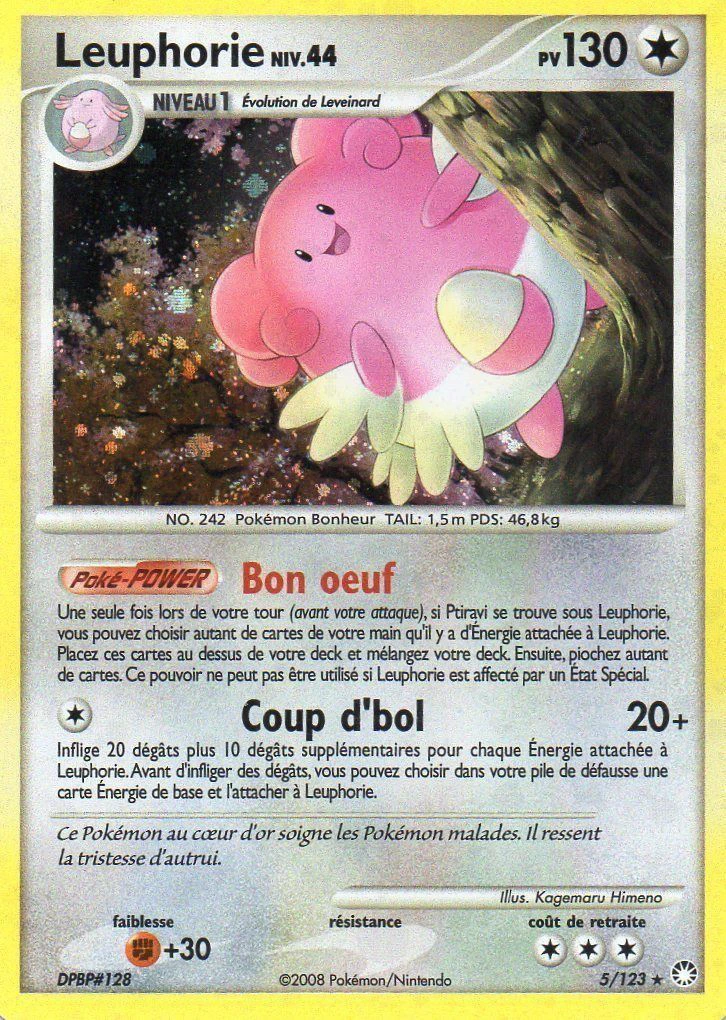 Carte Pokémon Leuphorie de l'extension Trésors Mystérieux