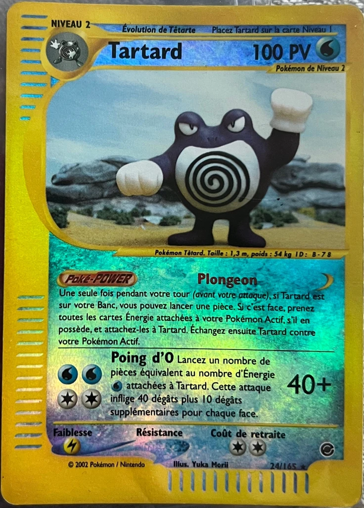 Carte Pokémon Tartard de l'extension Expedition