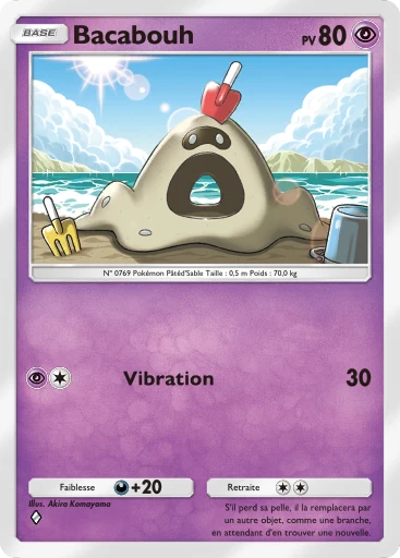 Carte Pokémon Bacabouh de l'extension Gardiens Astraux