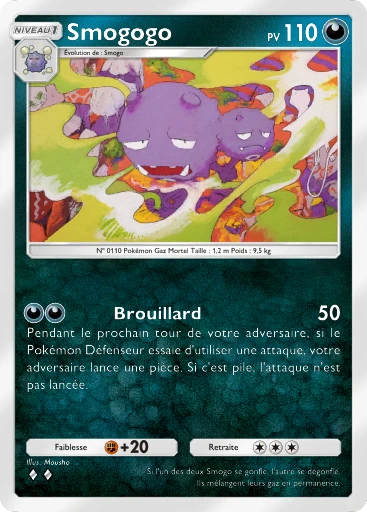 Carte Pokémon Smogogo de l'extension L'Île Fabuleuse