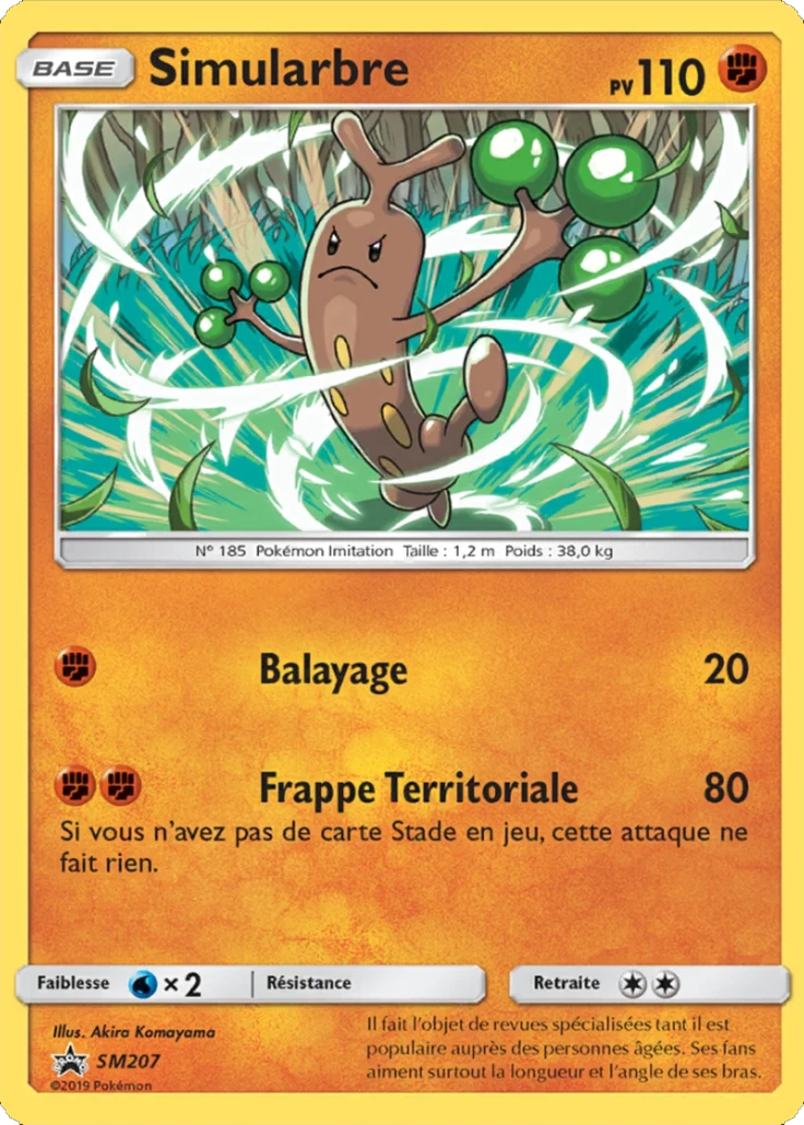 Carte Pokémon Simularbre de l'extension Promo SM