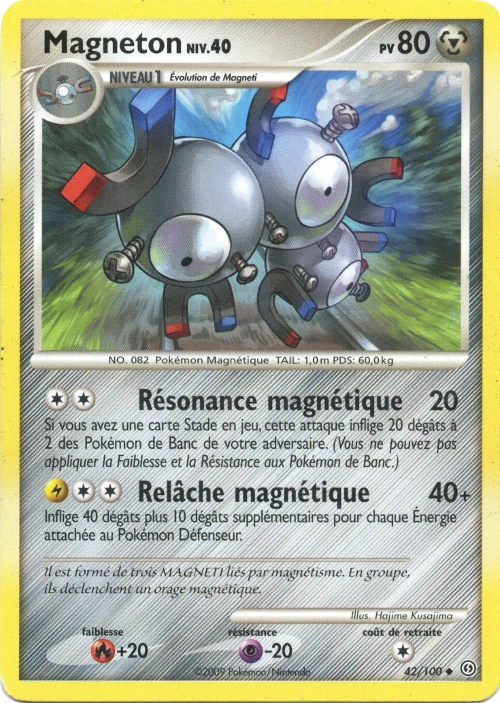 Carte Pokémon Magnéton de l'extension Tempête