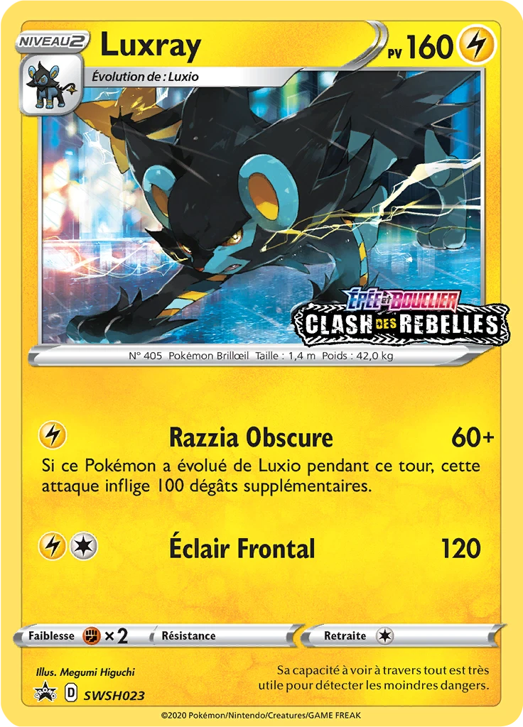 Carte Pokémon Luxray de l'extension Promo SWSH
