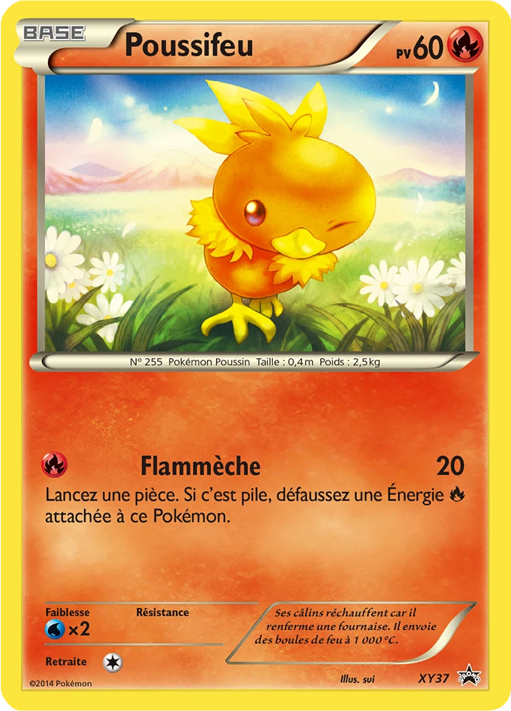Carte Pokémon Poussifeu de l'extension Promo XY