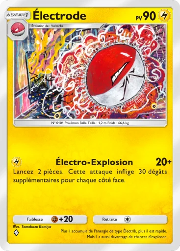 Carte Pokémon Électrode de l'extension Aura Palpitante
