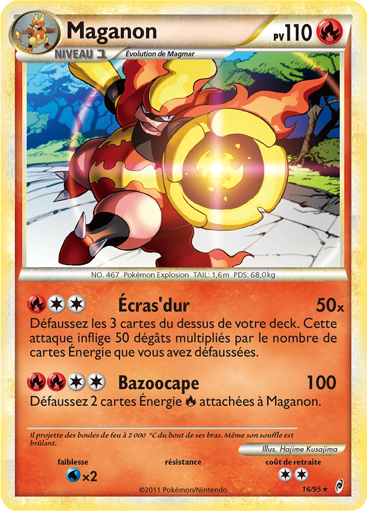 Carte Pokémon Maganon de l'extension L'appel des Légendes