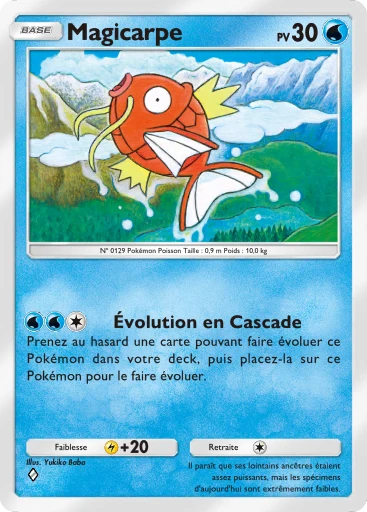 Carte Pokémon Magicarpe de l'extension Méga-Ascension