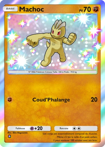 Carte Pokémon Machoc de l'extension Gardiens Astraux
