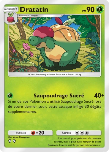 Carte Pokémon Dratatin de l'extension La Clairière d'Évoli