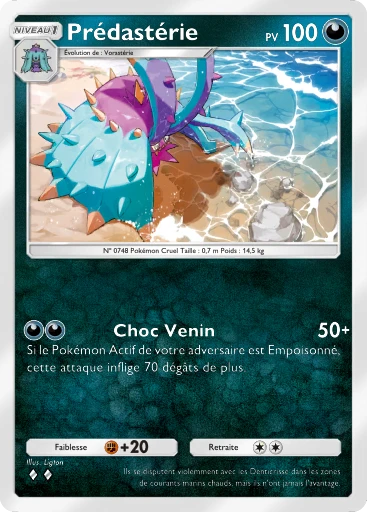 Carte Pokémon Prédastérie de l'extension Méga-Ascension