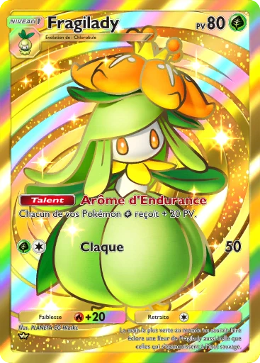 Carte Pokémon Fragilady de l'extension Méga-Ascension