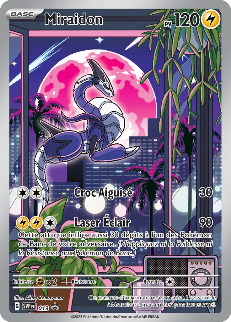 Carte Pokémon Miraidon de l'extension SVP Black Star Promos