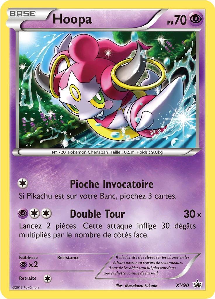 Carte Pokémon Hoopa de l'extension Promo XY