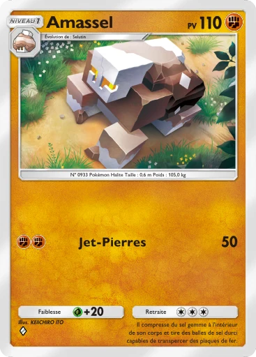Carte Pokémon Amassel de l'extension Propulsion Paradoxe