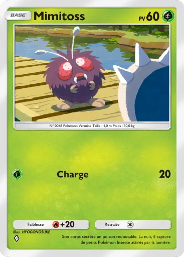 Carte Pokémon Mimitoss de l'extension Puissance Génétique