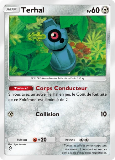 Carte Pokémon Terhal de l'extension Domination Céleste