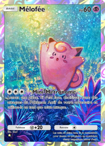 Carte Pokémon Mélofée de l'extension Domination Céleste