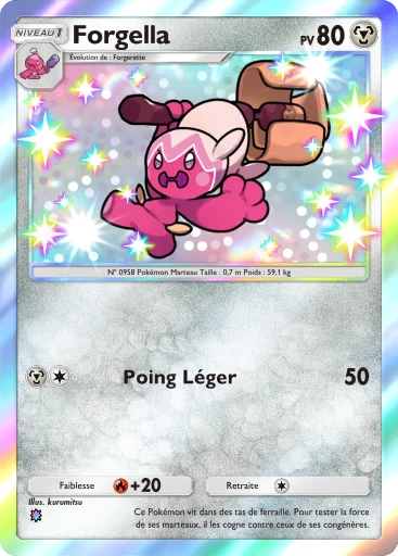 Carte Pokémon Forgella de l'extension Merveilles de Paldea