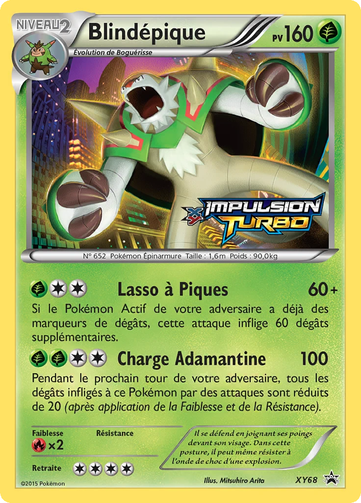 Carte Pokémon Blindépique de l'extension Promo XY
